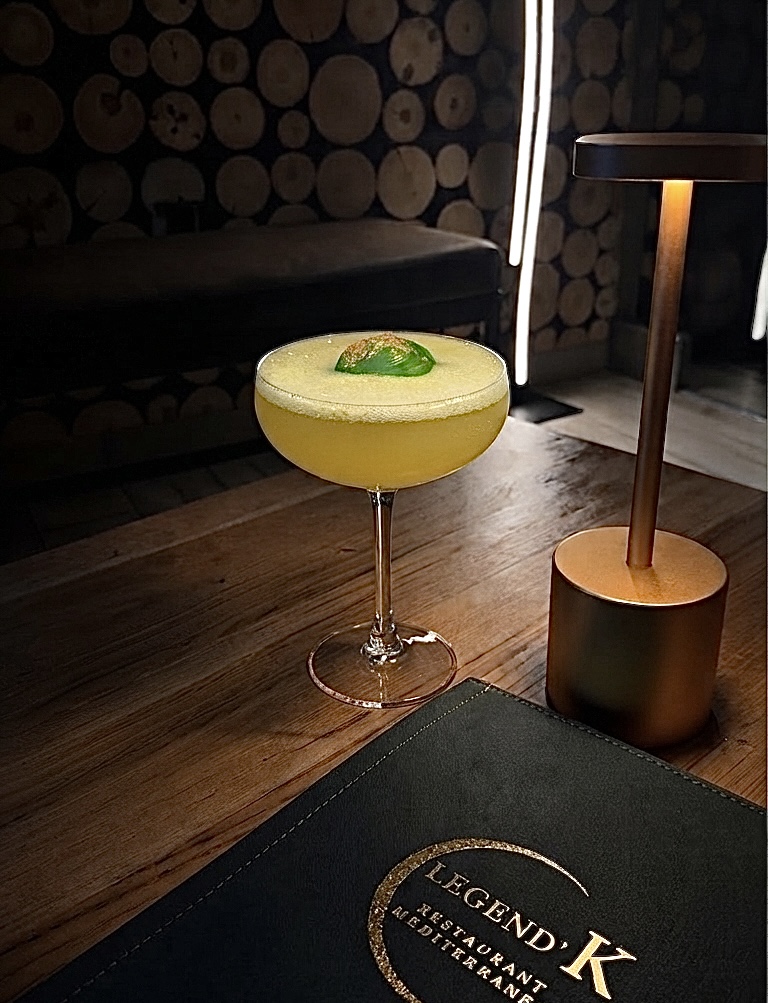 Cocktail signature et carte du Legend'K